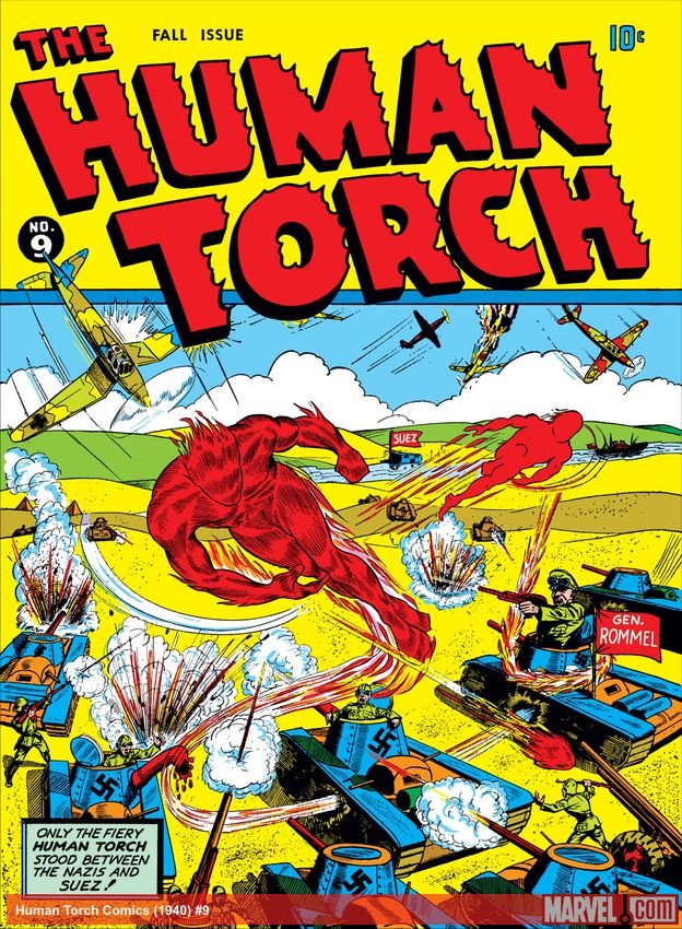 Cover of Human Torch Comics (1940) - #9