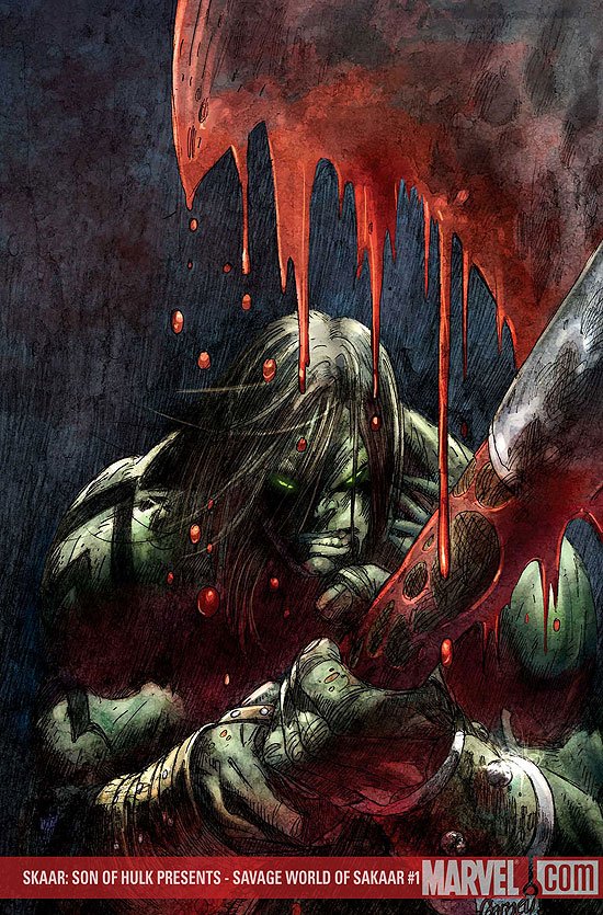 Cover of Skaar: Son Of Hulk Presents - Savage World Of Sakaar (2008) - #1