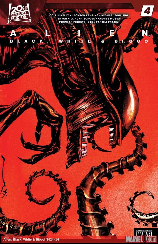 Cover of Alien: Black, White & Blood (2024) - #4