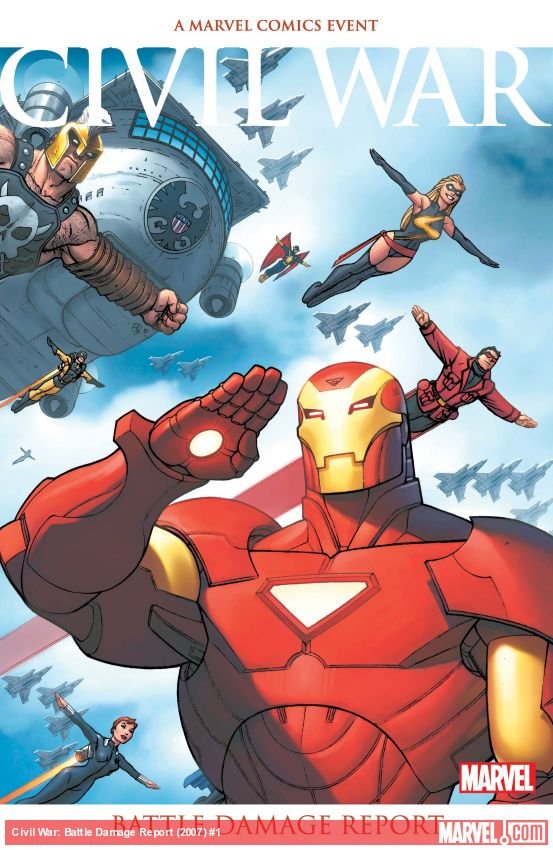 Cover of Civil War: Battle Damage Report (2007) - #1