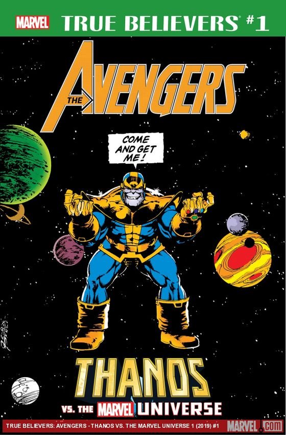 Cover of True Believers: Avengers - Thanos Vs. The Marvel Universe (2019) - #1