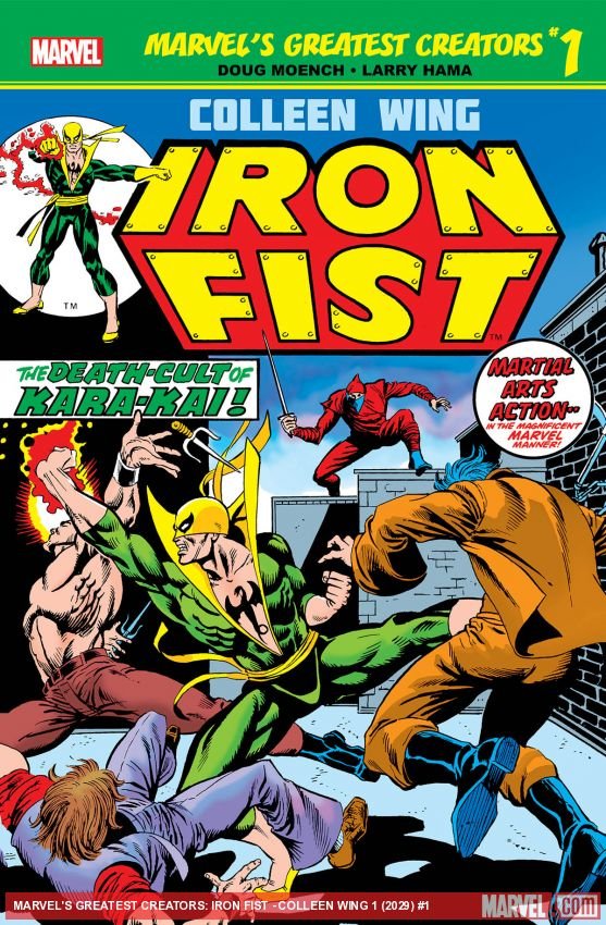 Cover of Marvel's Greatest Creators: Iron Fist - Colleen Wing (2019) - #1