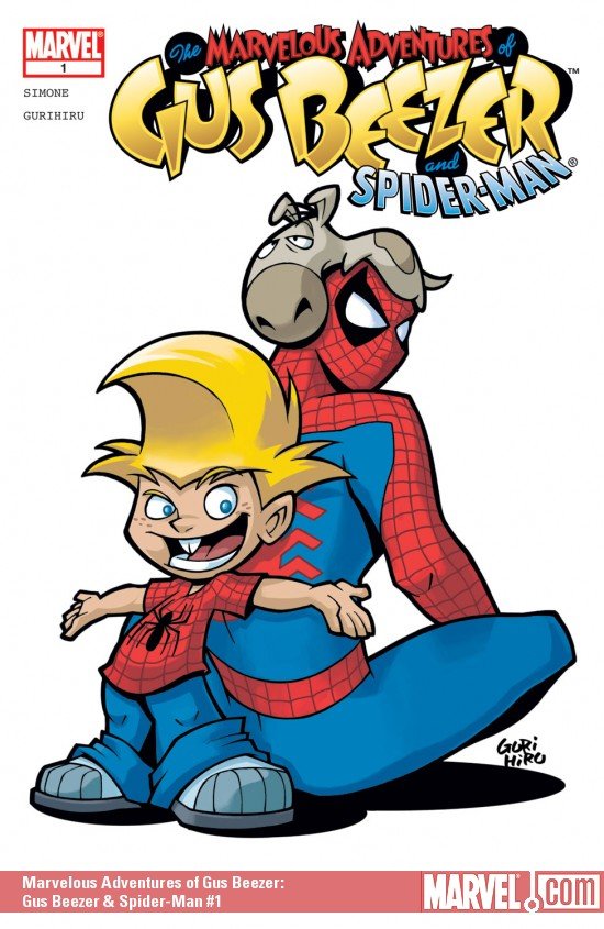 Cover of The Marvelous Adventures Of Gus Beezer: Gus Beezer And Spider-Man (2004) - #1