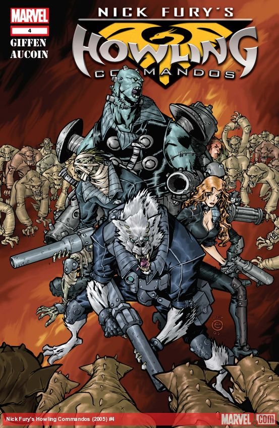 Cover of Nick Fury's Howling Commandos (2005) - #4