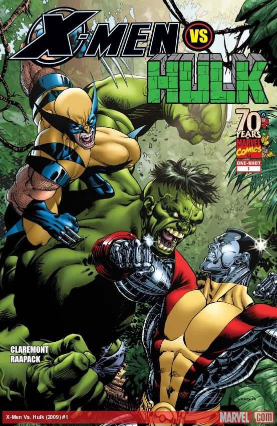 Cover of X-Men Vs. Hulk (2009) - #1