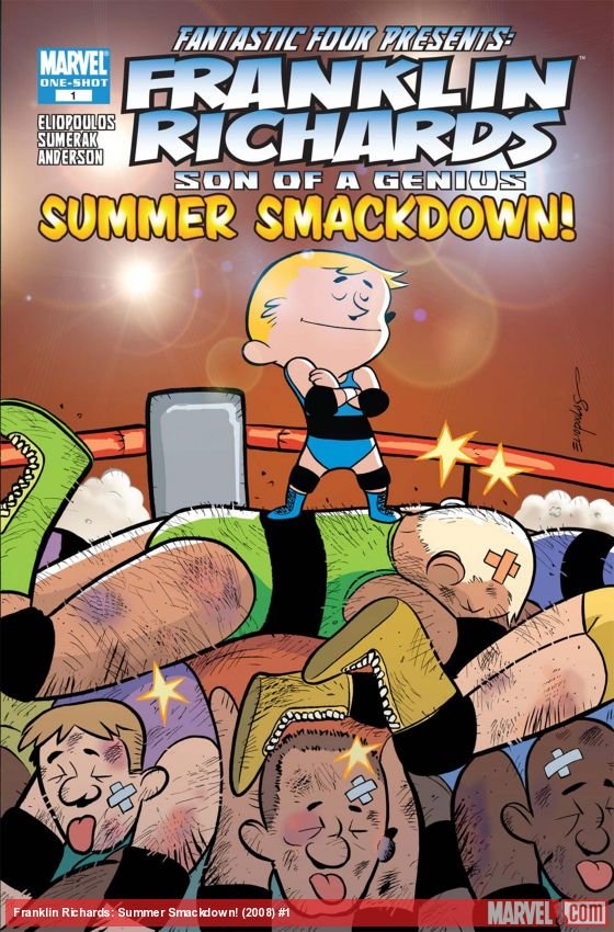 Cover of Franklin Richards: Summer Smackdown! (2008) - #1