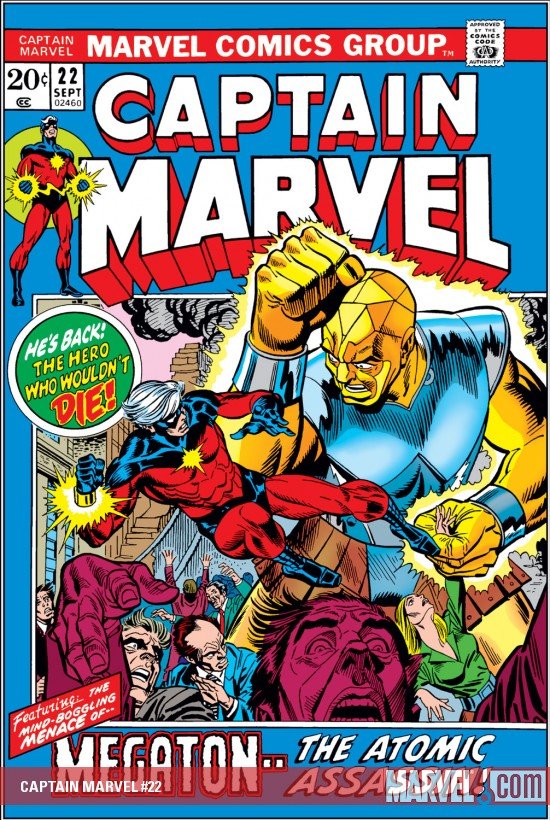 Cover of Captain Marvel (1968) - #22