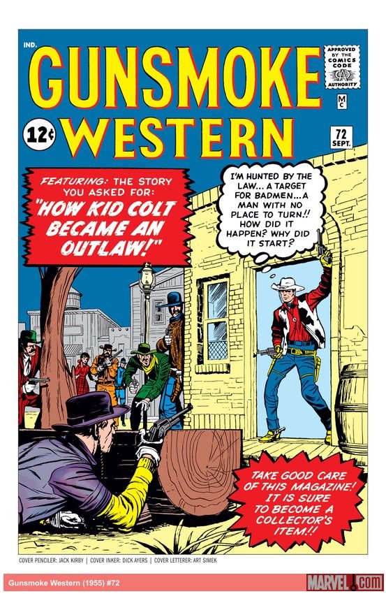 Cover of Gunsmoke Western (1955) - #72
