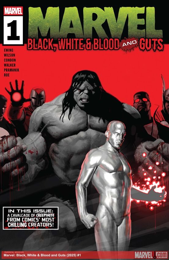 Cover of Marvel: Black, White & Blood And Guts (2025) - #1
