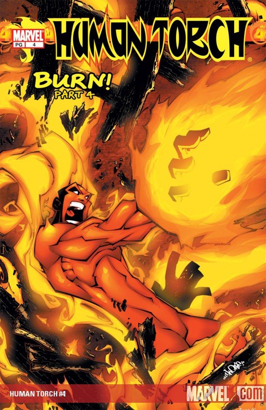 Cover of Human Torch (2003) - #4