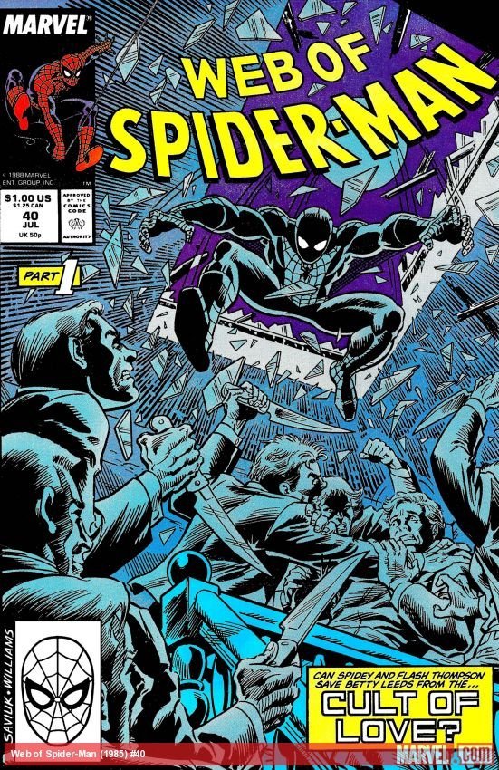 Cover of Web Of Spider-Man (1985) - #40