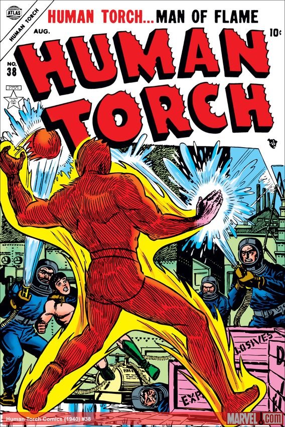 Cover of Human Torch Comics (1940) - #38
