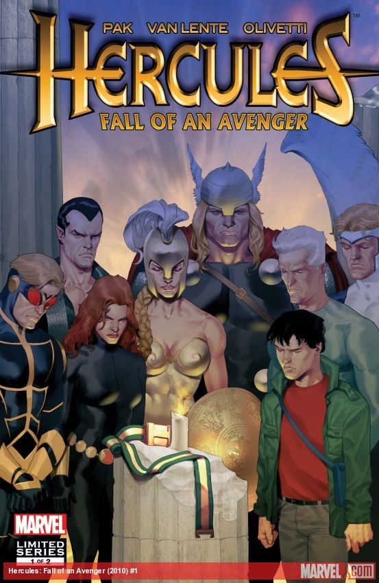 Cover of Hercules: Fall Of An Avenger (2010) - #1