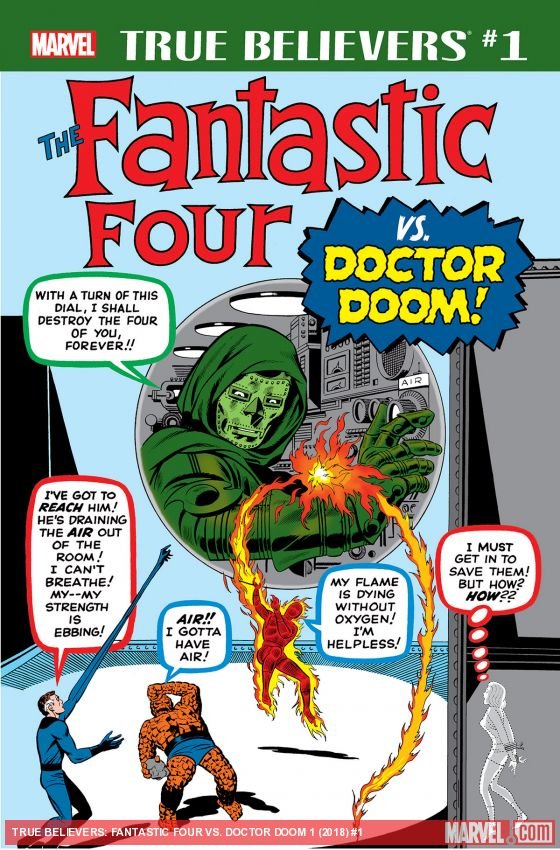 Cover of True Believers: Fantastic Four Vs. Doctor Doom (2018) - #1