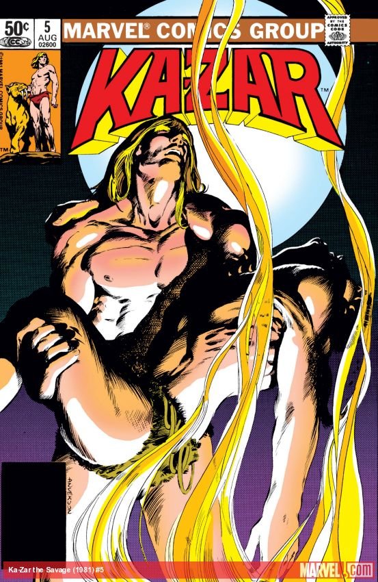 Cover of Ka-Zar The Savage (1981) - #5
