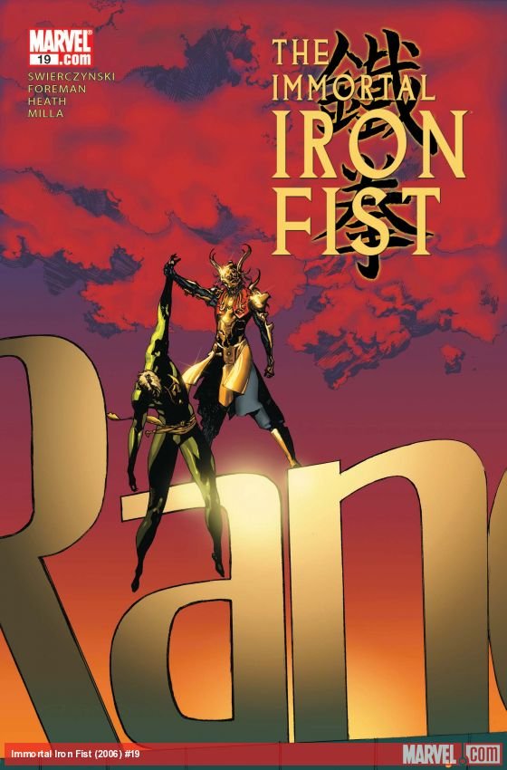Cover of The Immortal Iron Fist (2006) - #19