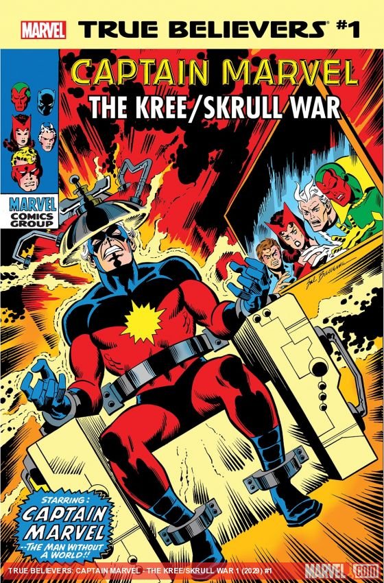 Cover of True Believers: Captain Marvel - The Kree/Skrull War (2019) - #1