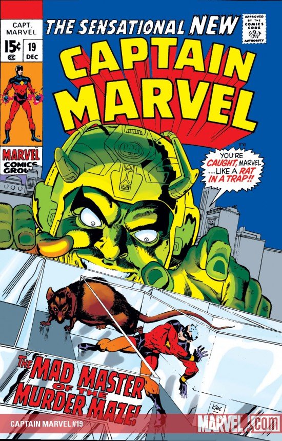 Cover of Captain Marvel (1968) - #19