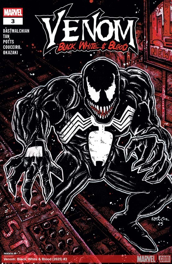 Cover of Venom: Black, White & Blood (2025) - #3