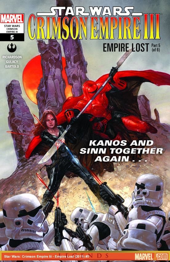 Cover of Star Wars: Crimson Empire Iii - Empire Lost (2011) - #5