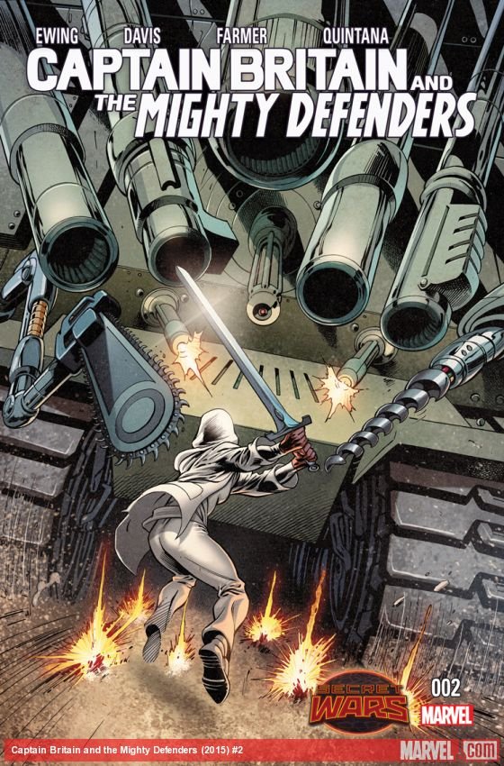 Cover of Captain Britain And The Mighty Defenders (2015) - #2