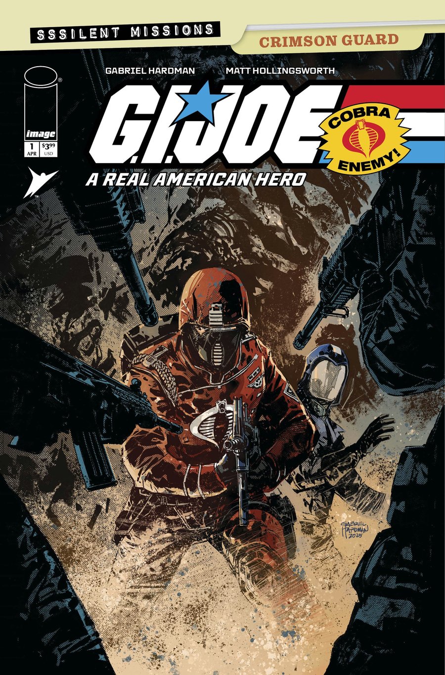 Cover of Gi Joe a Real American Hero Sssilent Missions Crimson Guard (2026) - #1
