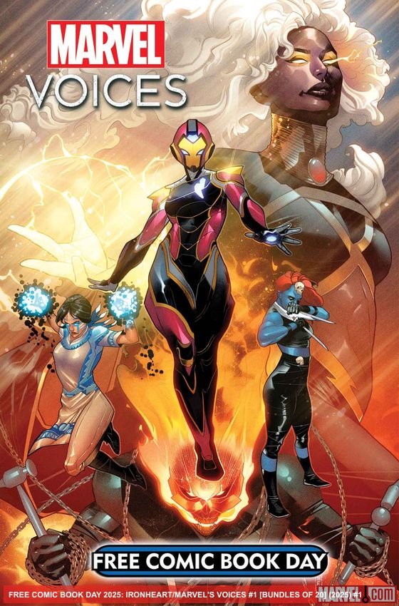 Cover of Free Comic Book Day 2025: Ironheart/Marvel's Voices (2025) - #1