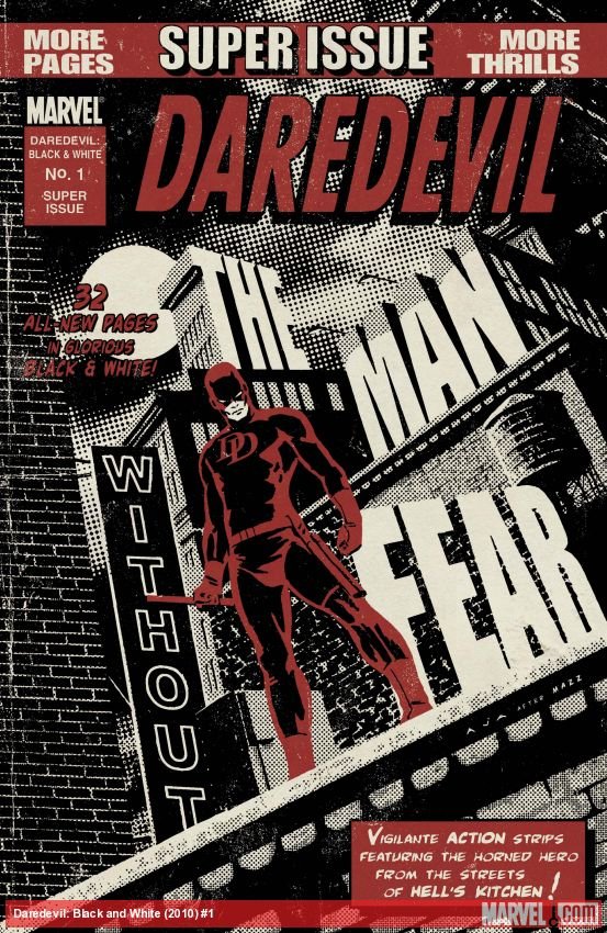 Cover of Daredevil: Black And White (2010) - #1