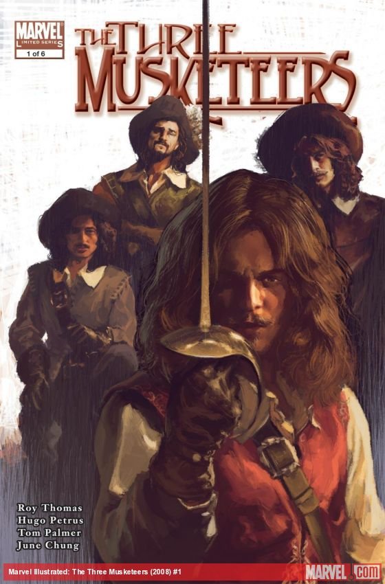 Cover of Marvel Illustrated: The Three Musketeers (2008) - #1