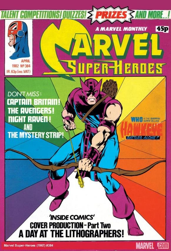 Cover of Marvel Super-Heroes Uk (1979) - #384