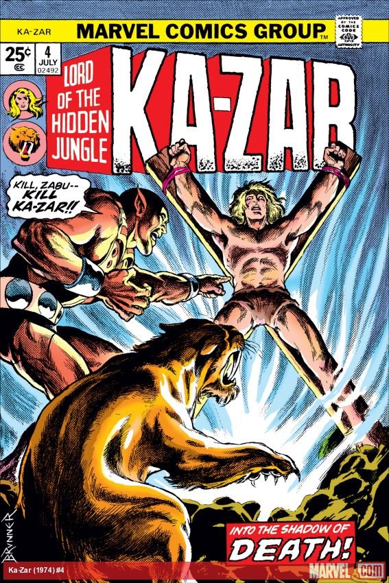 Cover of Ka-Zar (1974) - #4