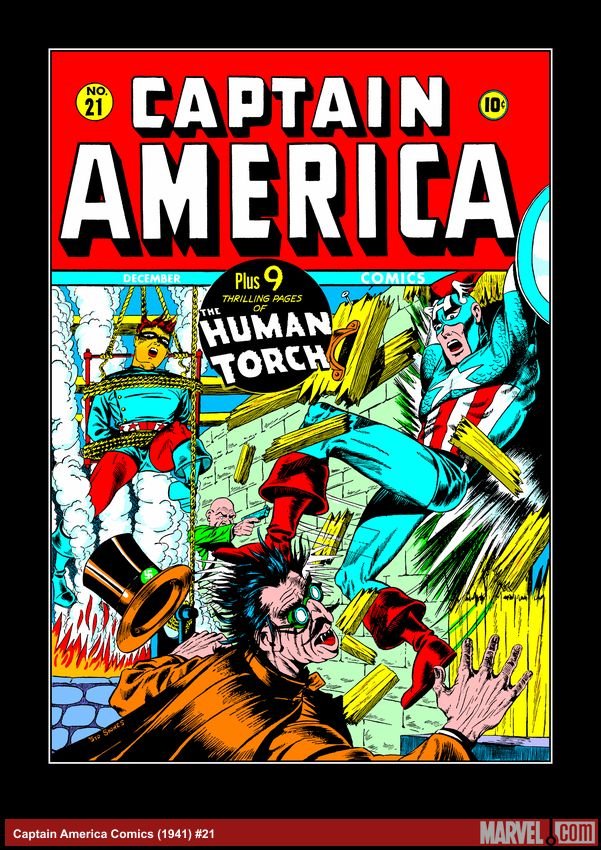 Cover of Captain America Comics (1941) - #21