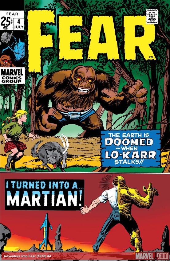 Cover of Adventure Into Fear (1970) - #4