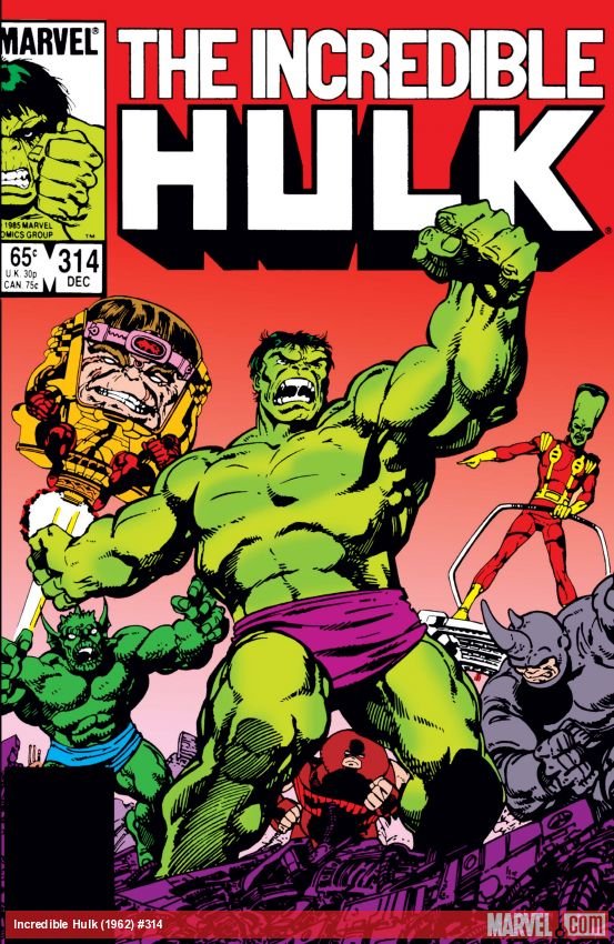 Cover of Incredible Hulk (1962) - #314