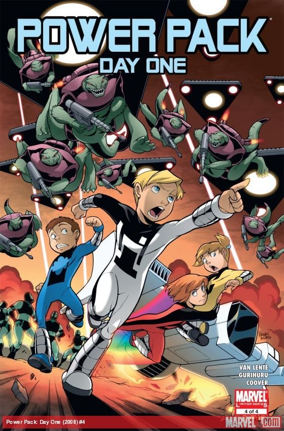Cover of Power Pack: Day One (2008) - #4