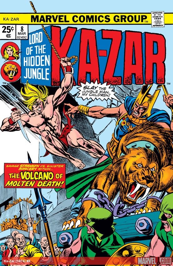 Cover of Ka-Zar (1974) - #8