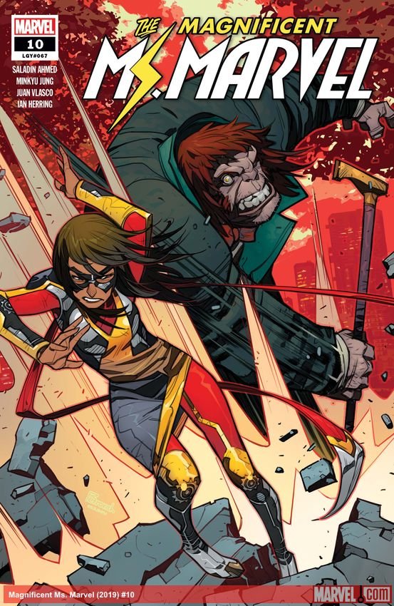 Cover of Magnificent Ms. Marvel (2019) - #10