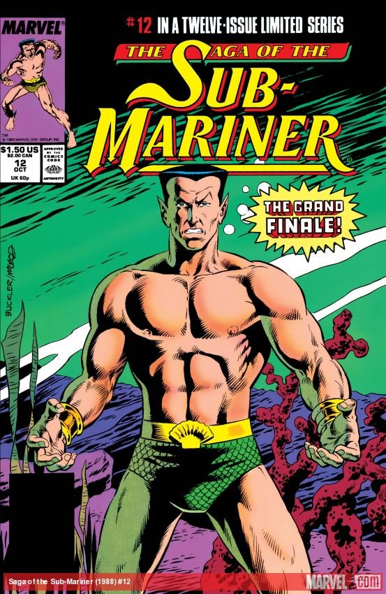 Cover of Saga Of The Sub-Mariner (1988) - #12