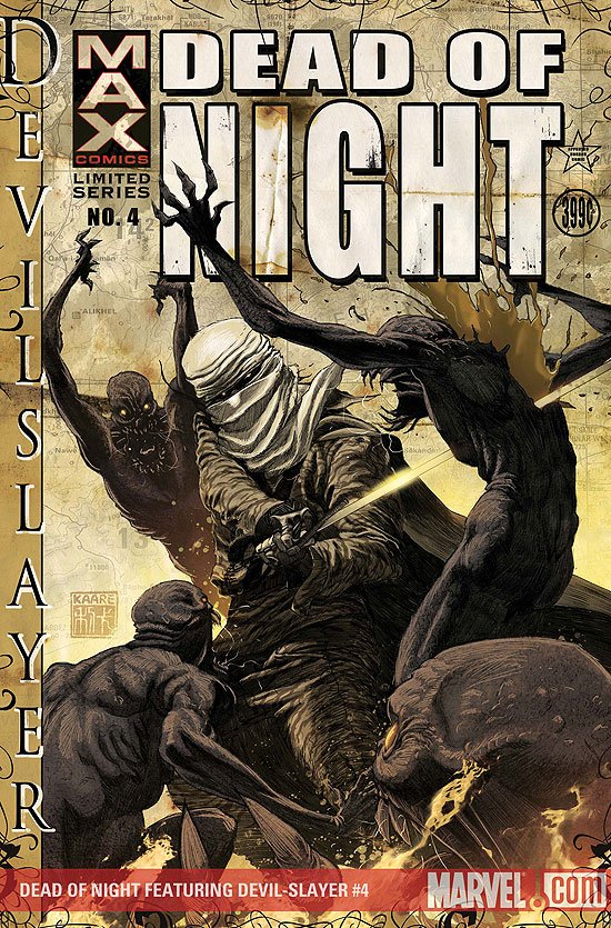 Cover of Dead Of Night Featuring Devil-Slayer (2008) - #4