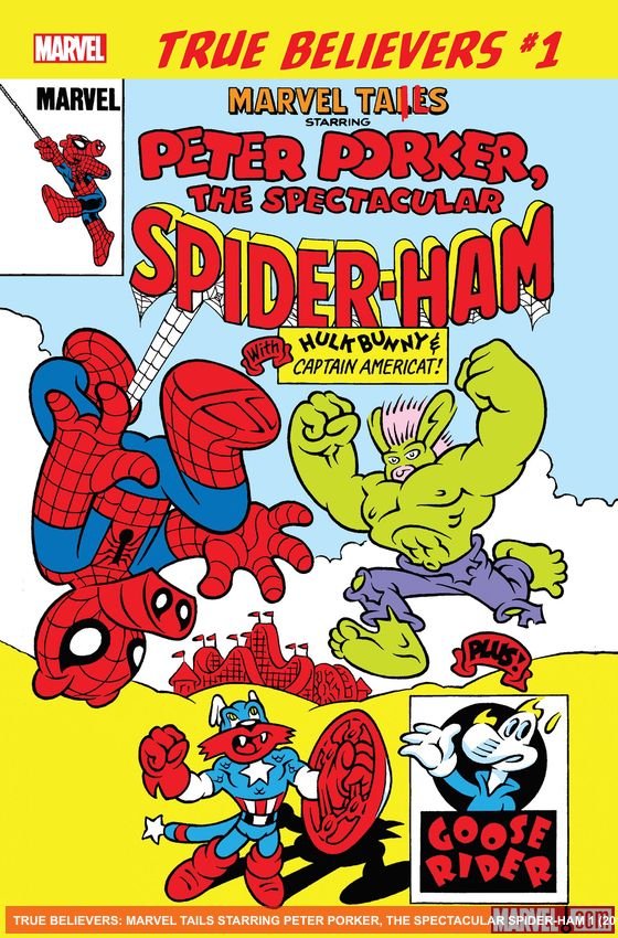 Cover of True Believers: Marvel Tails Starring Peter Porker, the Spectacular Spider-Ham (2019) - #1