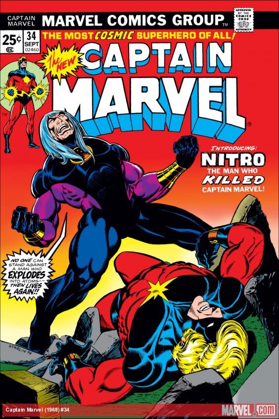 Cover of Captain Marvel (1968) - #34