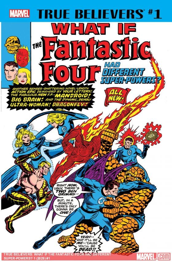 Cover of True Believers: What If The Fantastic Four Had Different Super-Powers? (2018) - #1