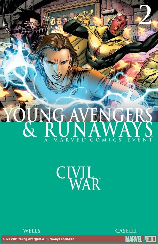 Cover of Civil War: Young Avengers & Runaways (2006) - #2