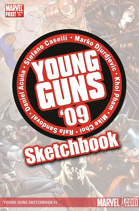 Cover of Young Guns Sketchbook 2009 (2009) - #1
