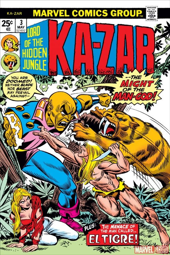 Cover of Ka-Zar (1974) - #3