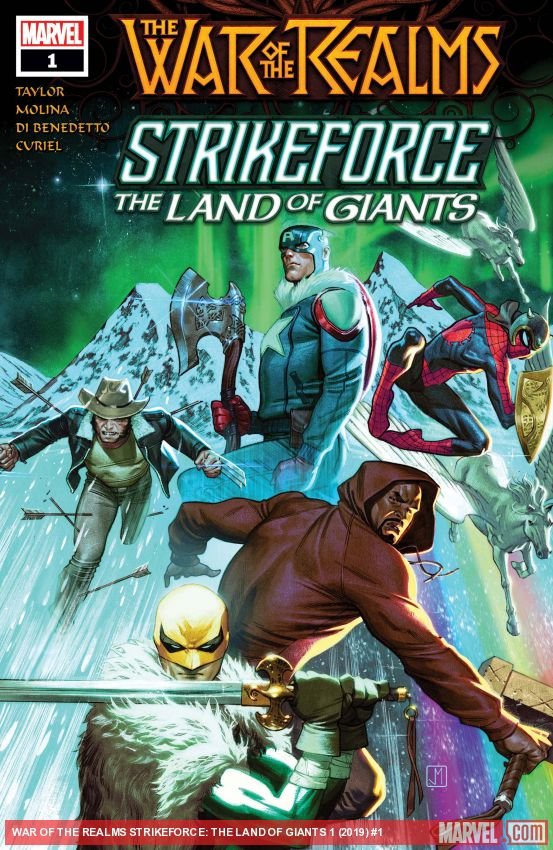 Cover of War Of The Realms Strikeforce: The Land Of Giants (2019) - #1