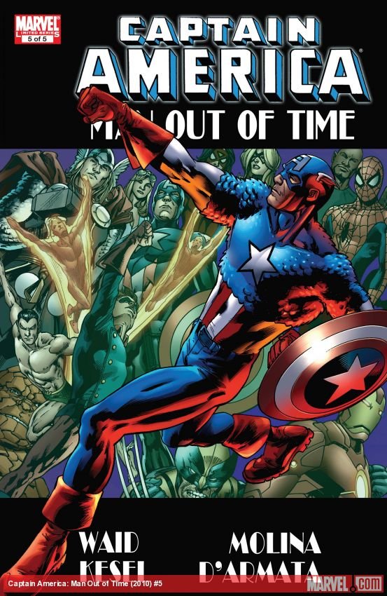 Cover of Captain America: Man Out Of Time (2010) - #5