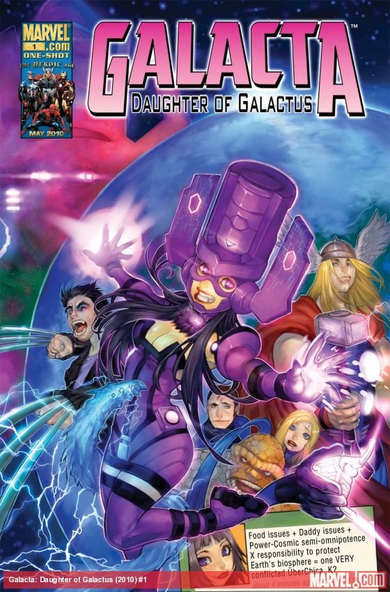 Cover of Galacta: Daughter of Galactus (2010) - #1