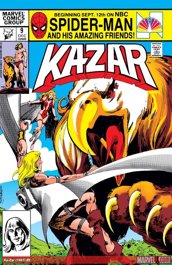 Cover of Ka-Zar The Savage (1981) - #9