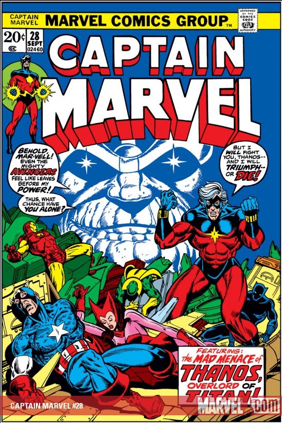 Cover of Captain Marvel (1968) - #28
